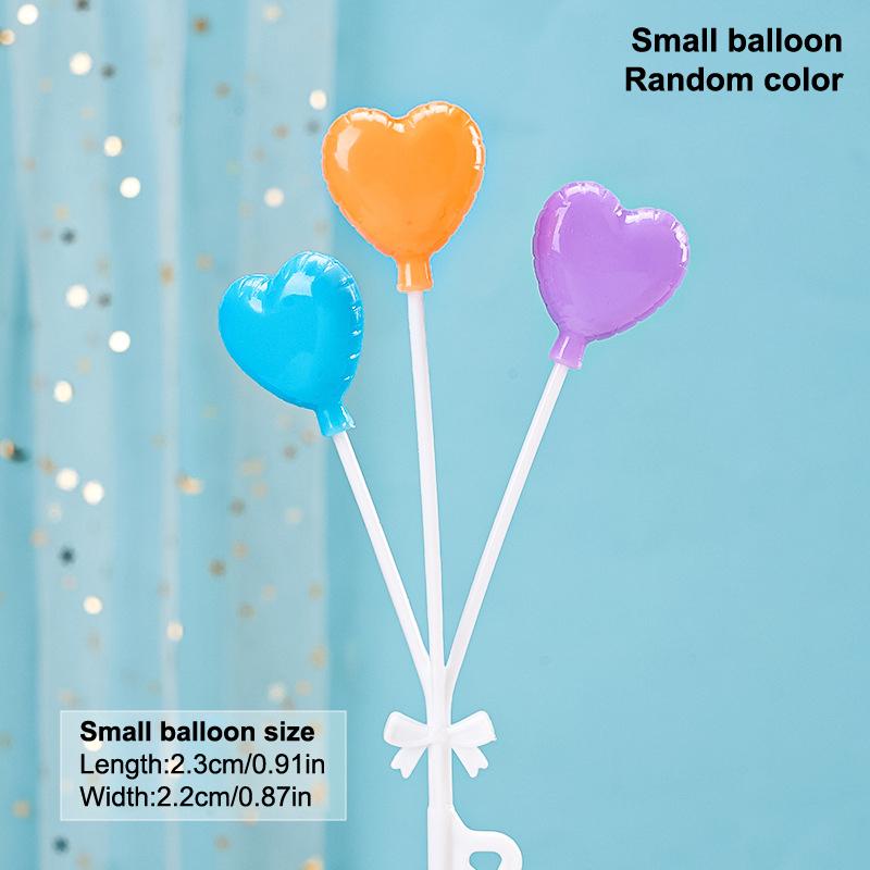 

Цветные украшения для воздушного шара, украшения для дня рождения, десертный стол, свадьба, красочный топпер для торта