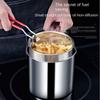 Stainless Steel Deep Frying Pot Detachable Handle Milk Warmer Pot Tempura Fryer Pan  French Fries