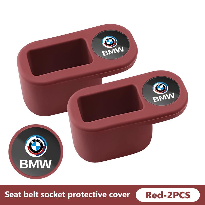 Car Seat Belt Base Anti Scratch Cover Auto Interior Accessories For BMW M E87 E30 E46 E28 E39 F18 F35 G03 F10 E93 F20