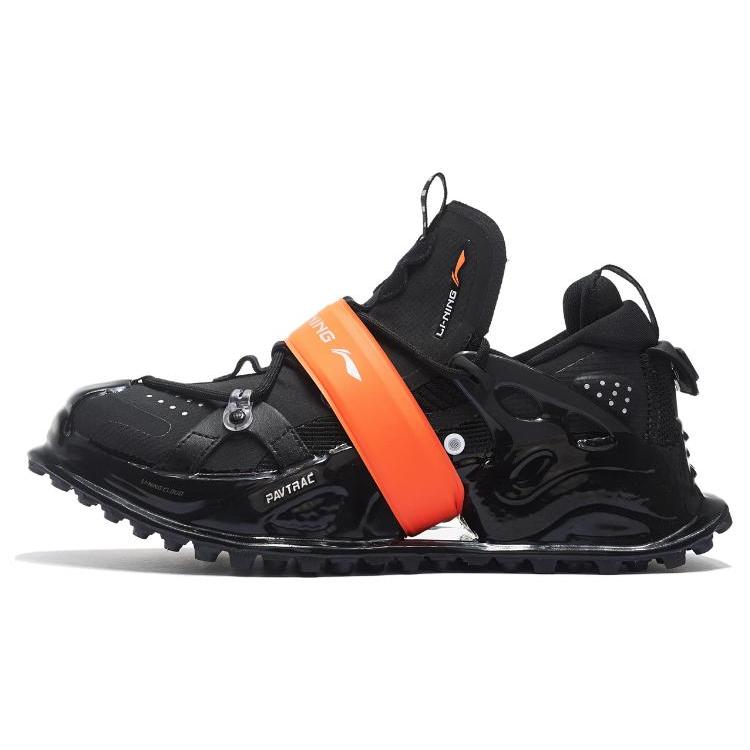 

Новые кроссовки LiNing Pan Gu Halo с амортизацией, противоскользящие и износостойкие, с низким верхом, спортивные повседневные, мужские, черно-оранжевые AZGS101-1 39