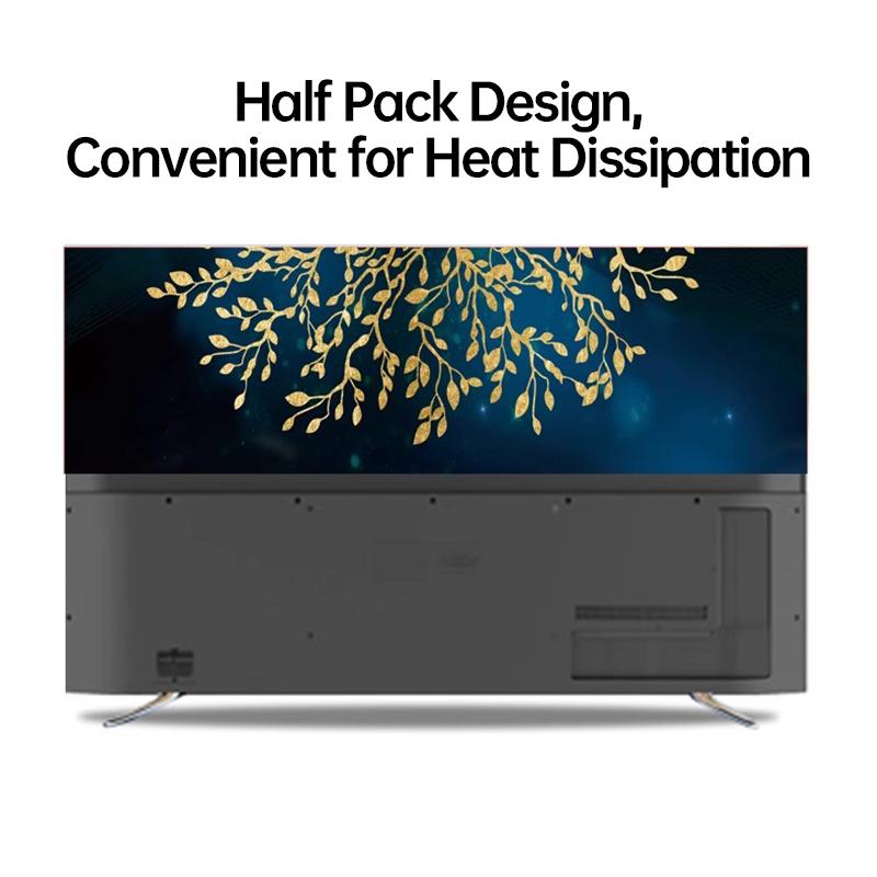 Soft Fabric TV Hood Dust-proof Cover Towel 32 37 40 43 50 60Inches Household Hanging LCD TV Cover Dustproof Decorative Cover