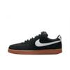 Nike Court Vision Coverage Abrasion Resistant Slip Resistant Low top Skateboard Shoes Unisex Black Brown IO7727-001(Team59-)
