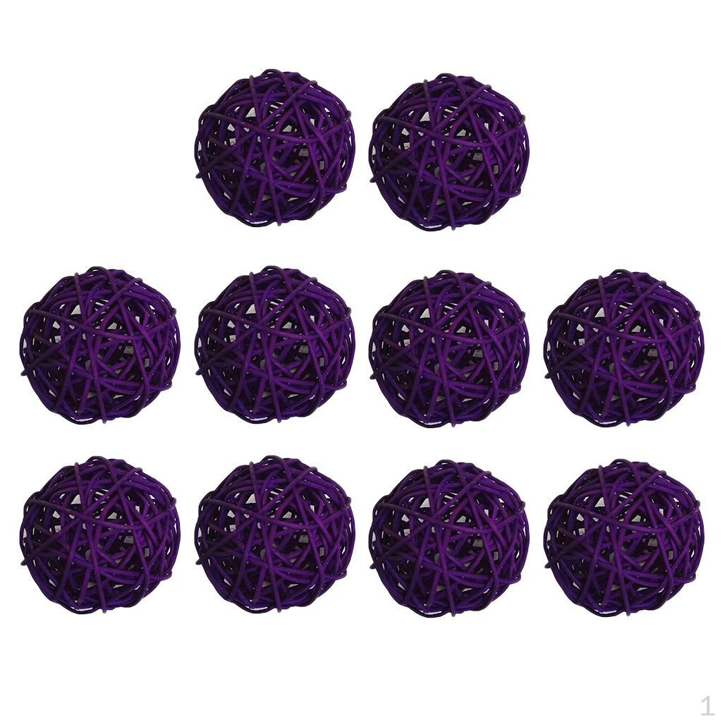 10 шт. Ротанговая лоза Шарики из веток Шары Плетеная 5 см