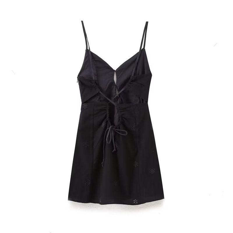 Jnleaog Autumn New Women's Clothing Fashion Style French Style Fashion All-Match Casual Pure Color Sling Dress