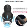 Insert Half Artificial Pussy 10 Modes Sex Mans Penianano Suction Vibrator For Mens Adults Toys Masturbating Women Secca