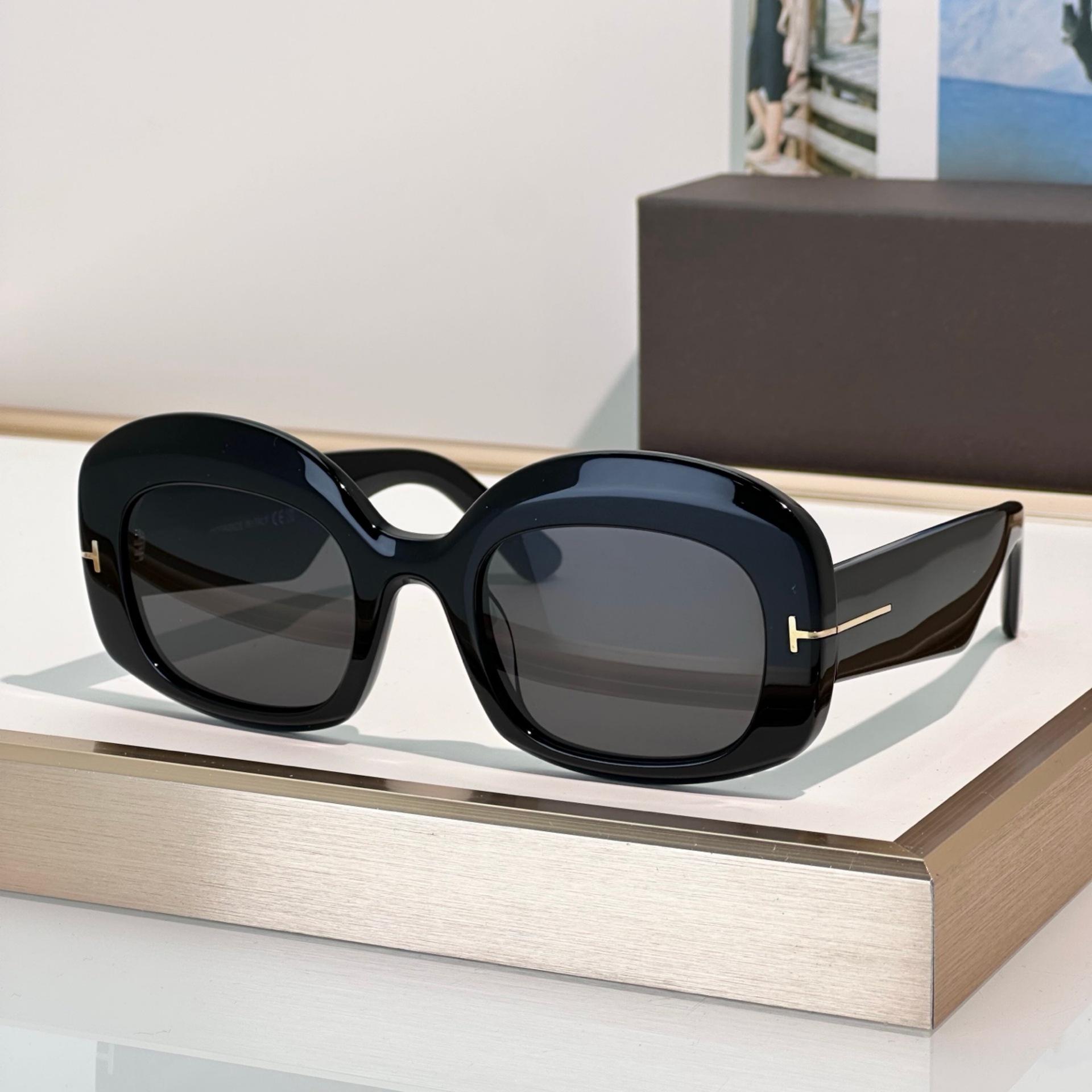 

TF1219 Fashion Luxury Acetate Sunglasses: Unisex Celebrity-Inspired Runway Party & Vacation Essentials 53-23-140
