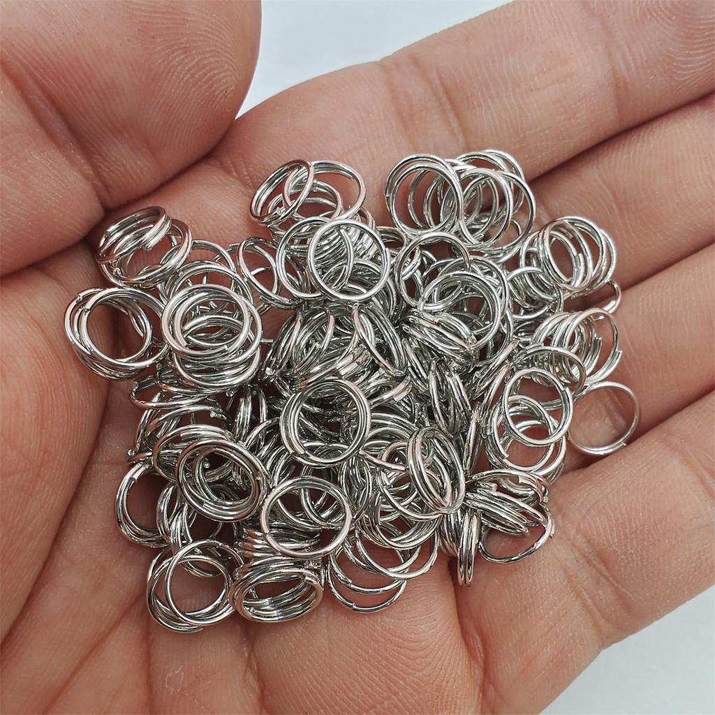 Home Party Supplies Split Connectors Findings Popular 200-500pcs/bag Open Accessories 5 6 8 10mm Jump Rings Rings Double Loops Jewelry Making For DIY