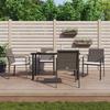 Vidaxl 5-Cz. Gartenmöbel-Set mit Kissen, Polyrattan und Stahl
