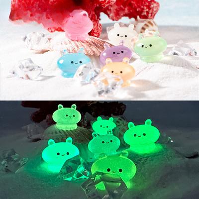 Glow-in-the-dark Jellyfish Animal Decoration Micro-landscape Ocean Beach Decoration Aquarium Fish Tank Resin Crafts
