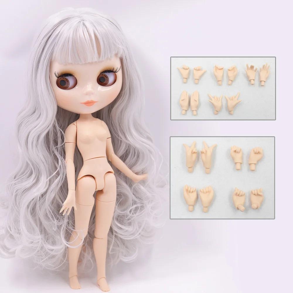 

ICY DBS лялька Blyth 1/6 bjd іграшка шарнірне тіло біла шкіра глянсове та матове обличчя 30см аніме лялька doll and hands AB