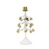 Iron Art Christmas Tree Bell Candlestick Vintage Candle Holder  Christmas Decoration