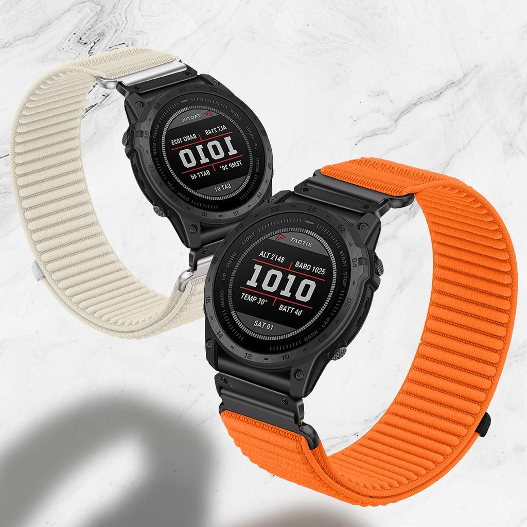 Nylon Strap for Garmin Quatix 8 Fenix 8 7X 6X 6 5 5X Plus Enduro 47/51mm Watch Band for Tactix 7 Pro Forerunner 970 965 Bracelet