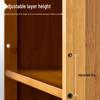 Beifu Slim Bamboo Storage Cabinet