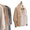 Petite Women's Korean Double-Breasted Wool Coat, 2026 Autumn/Winter Fashion