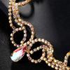 Shiny Rhinestone-Studded Bracelet Colorful Rhinestone Foot Chain High Quality Leg Chain  Barefoot