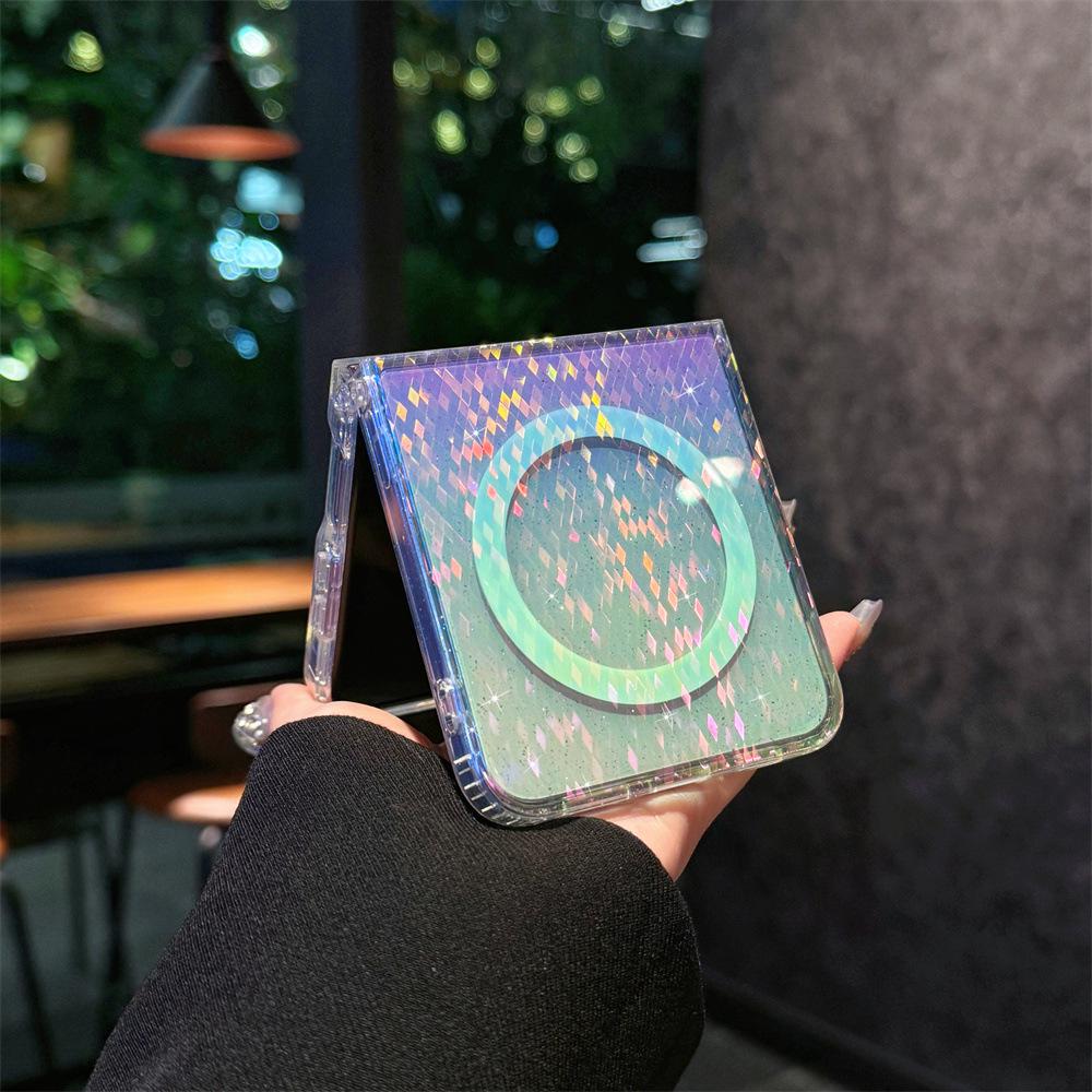 Color-Plated Magnetic Case for Samsung Z Flip 5/6/7 - Folding Screen Cover