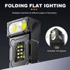 Mini Přenosná LED COB Svítilna Nastavitelná Otočná Magnetická Svítilna USB Dobíjecí Venkovní Svítilna Kempingová Nouzová Lucerna