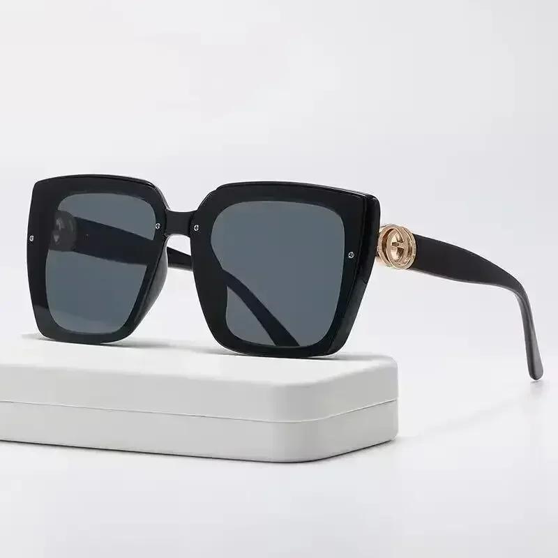 New Fashion Brand Designer Sunglasses Women Vintage Rays Mirror Square Party Travel Luxury Letter Shades Sun Glasses UV400