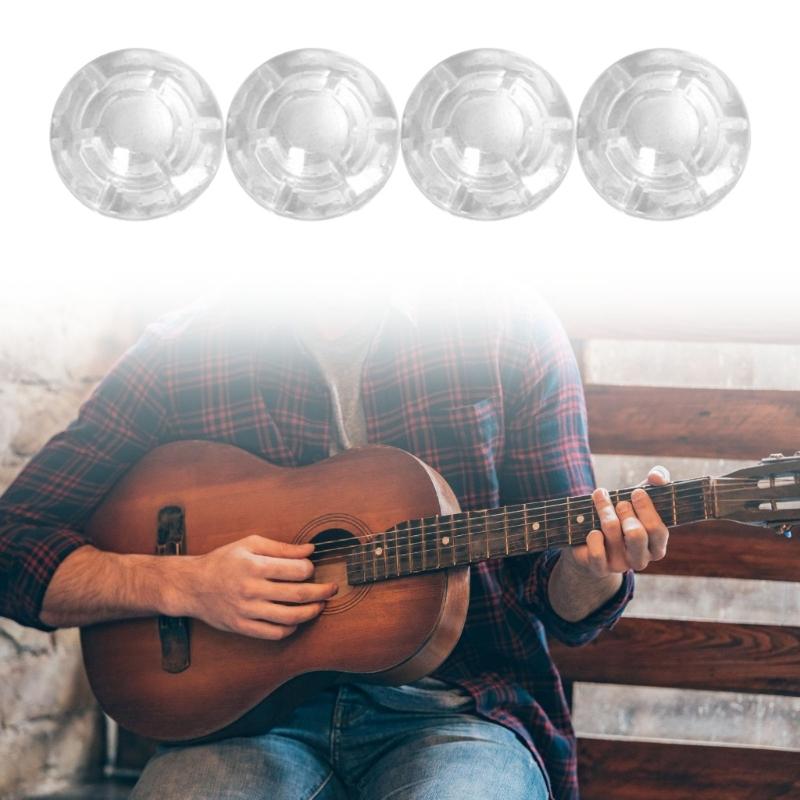 10Pcs Electric Guitar Effect Foot Nail Caps Plastic Footswitch Knobs Pedal Protections Caps Guitar Footswitch Knobs Set