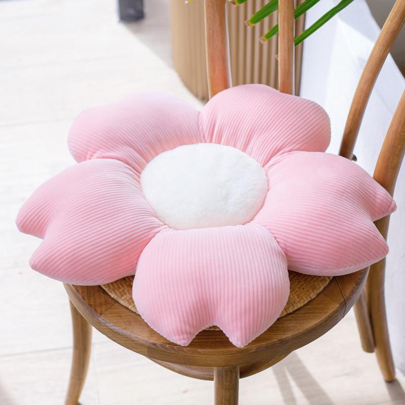 35-53Cm Beautiful Colorful Flower Plush Pillow Toy Soft Cartoon Plant Stuffed Doll Chair Cushion Sofa Kids Lovers Birthday Gifts