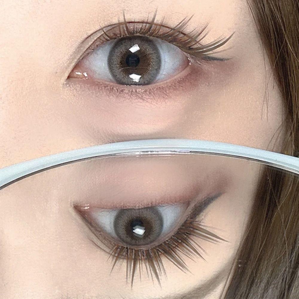 DIY Brown Lash Clusters Cat Eye Style Individual Lashes Women Eye Lashes  Eyelash Extension