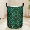 1pc, Laundry Basket Mosaic Laundry Hamper Basket, Storage Basket Tote Bag Collapsible Organizer Basket for Bathroom, Laundry, Bedroom, Laundry Baskets