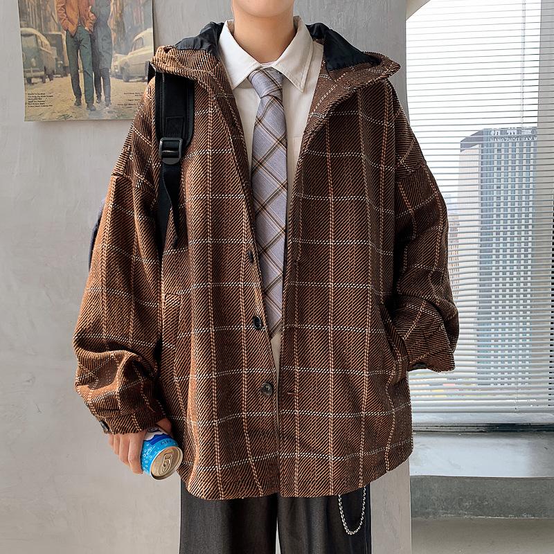 

Куртка Мужская Подростковая Студенческая Мужская Свободная Бейсбольная Форма Куртка С Капюшоном Шерстяная Куртка Студенческая Трендовая Брендовая Мужская 5XL