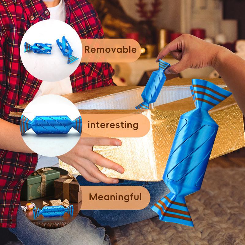 Shaped Candy Creative Spiral Storage Case For Holiday Decoration And Gift Giving