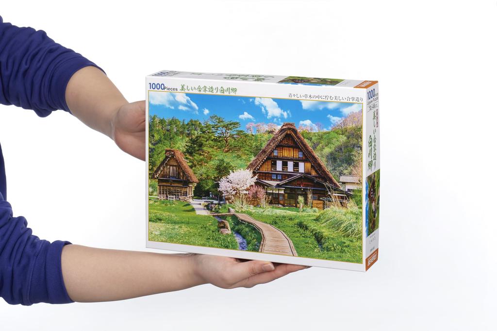 in Beverly jigsaw Beautiful houses of x 72 [Made Japan] 1000-piece puzzle Gassho-zukuri Shirakawa-go (49 mm) 1000-085