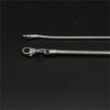 1/1.5/2.4/4mm Waterproof Stainless Steel Sliver Color Necklace High Quality Round Snake Chain Jewelry Accessory for Men Women