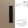 Modern Minimalist Embedded Grooved Sliding Door Handle Concealed Extended Cabinet Handle Wardrobe Closet Furniture Drawer Pulls