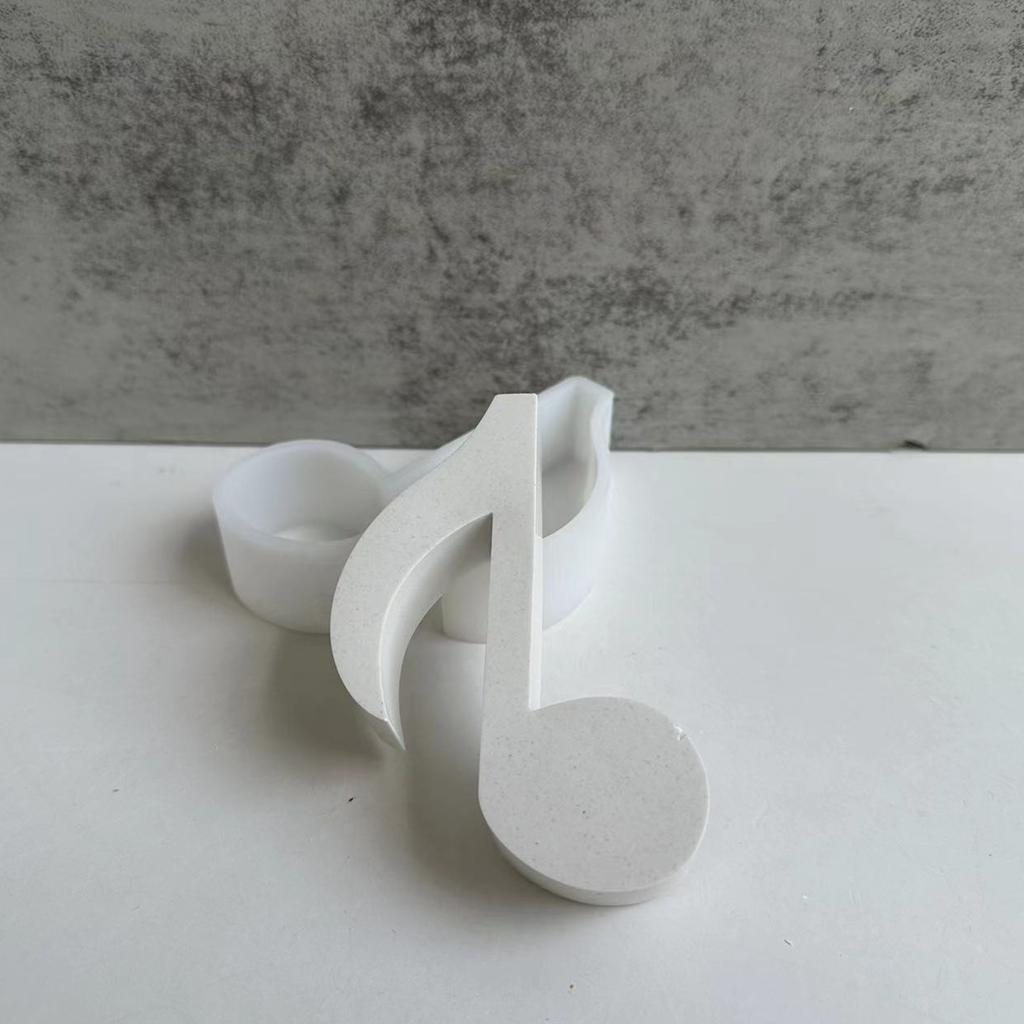 Musical Note Silicone Mold Resin Aromatherapy Gypsum Cake DIY Mould Resin Casting Tool Handmade Home Craft Decorations