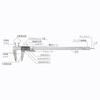 SCITOOLS 300mm Digital Stainless with Storage LCD Caliper for Measuring and Precision DIY Auto Spare and Japanese Instruction Manual Caliper, Steel,