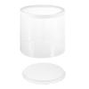 Transparent Cake Box Baking Packing Case Food Container Holder White Round Gift Dessert Storage Kitchen Bar Use