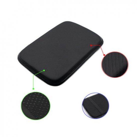 Auto Center Console Armrest Box Pad Mat Cushion Cover PU Leather Car Accessories