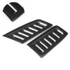 Pair of Front Bonnet Vents Hood Air Outlet Replacement for Focus RS MK2 Style UniversalCarbon Fiber Style