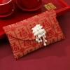 Chinese Style Wedding Red Envelope Magnetic Snap Traditional New Year Gift Bag Blessing Hongbao Lucky Money Packet