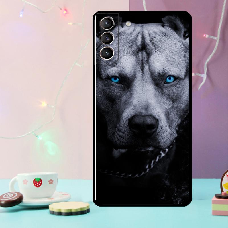 

Pit Bull Pitbull Dog Phone Case For Samsung Galaxy S25 Ultra S20 S21 S22 S23 Plus S9 S10 S25 FE S24 Ultra Cover Galaxy S21 FE
