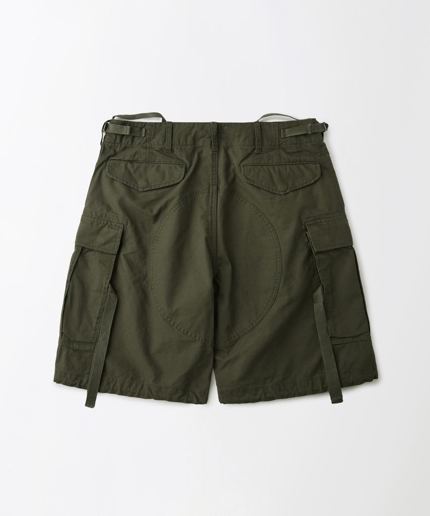 OUTSTANDING M-51 Wide Cargo Shorts_Olive