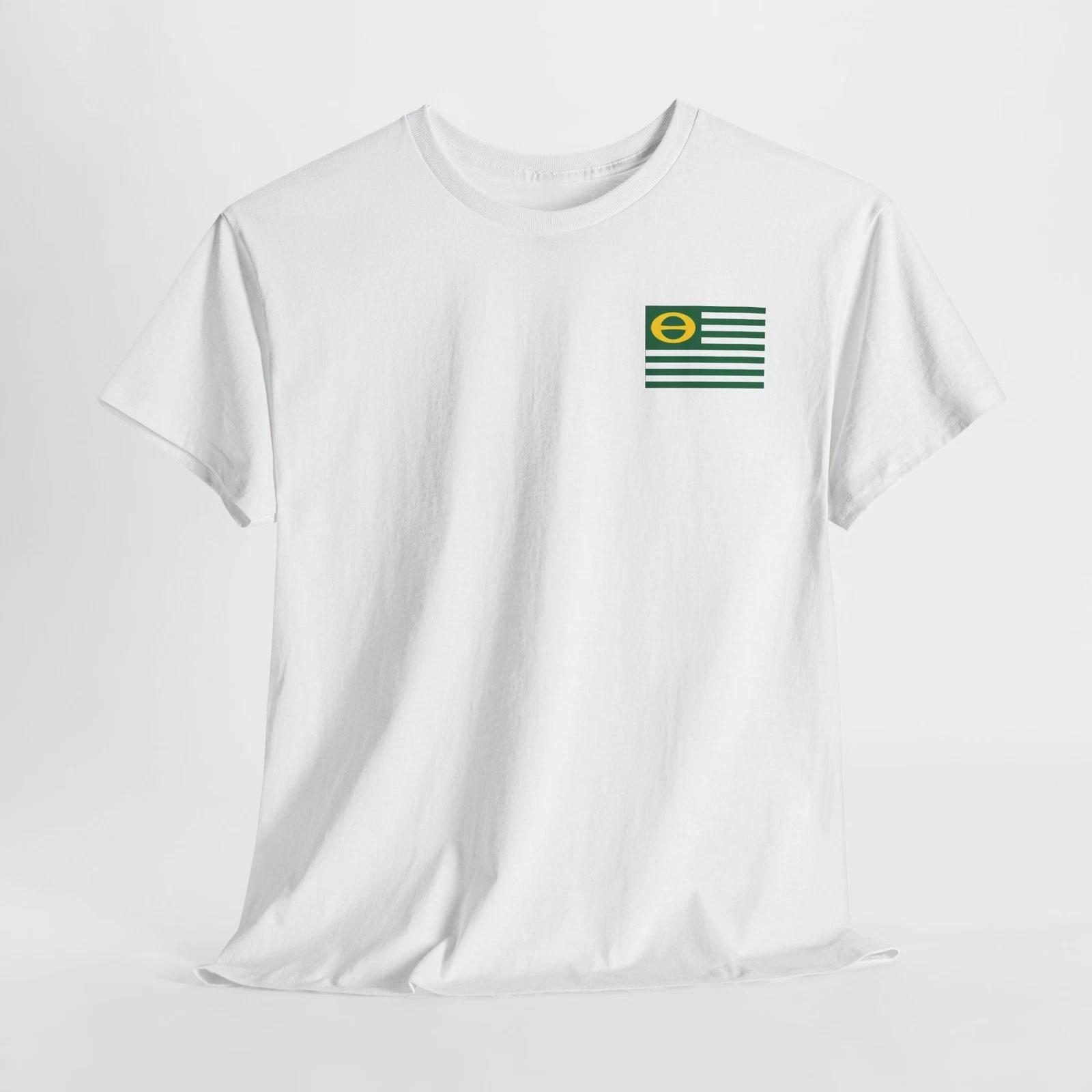 

Ecology Flag Unisex Tee, Environmental Symbol Shirt, Earth Day Tshirt, Green 4XL