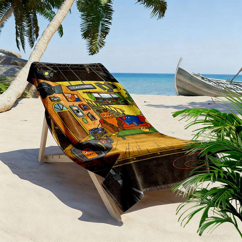Die Maus Beach Towel, Large Soft Quick Dry Towel for Beach Camping Swimming