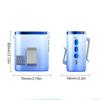 USB Rechargeable Cooling Fan Strong Airflow Mini Electric Fan Hanging Neck Fan  Outdoor Activities