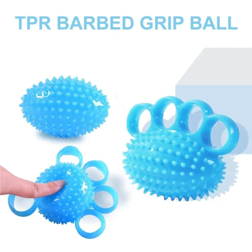 Four-Fingered Hedgehog Ball Primary Grip Training Soft Ball Rehabilitation Massage Finger Ball Practice Hand