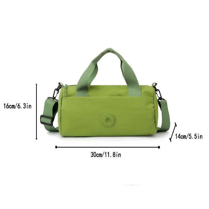 Stylish Black Nylon Travel Duffel Bag with Large Capacity - Multi-Functional Shoulder & Crossbody Bag, Ideal for Gym, Summer Outings