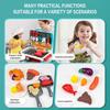 Electric Pretend Play BBQ Grill Set With Spray Light Music And Color Changing