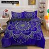 Psychedelic Boho Luxury Bedding Set 2/3PCS with Pillowcase King Mandala Duvet Cover Queen Comforter Cover Polyester Quilt Cover
