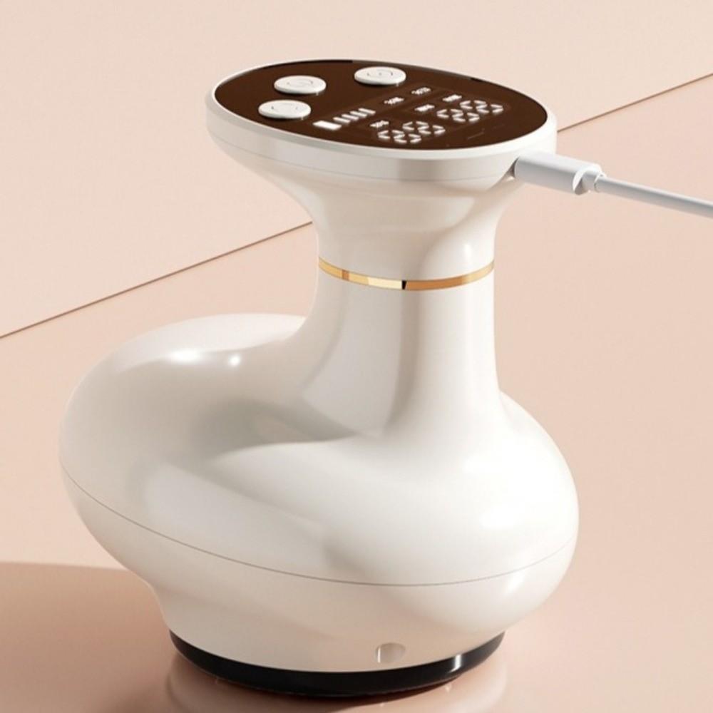 Rechargeable Electric Massage Meridian Brush LCD Screen Guasha Scraping Machine  Home Use