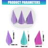 Jewelry Wire Forming Tool Set with 3 ABS Plastic Mandrels, Graduated Shaping Surfaces, and Open Hollow Bases for Crafts
