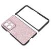 Schutzhülle Kristallhülle Sturzsicher Stoßfest Handyhülle für Oppo Find N2 Pink Glitzer