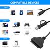 Global Satas Processor Cable USB version To two_point_five Foot Hard Operate Link Tool Complimentary Installation Permanent Plastic Plan